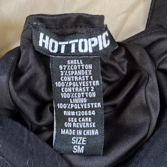 Hot Topic sweetheart corset dress, size small - Picture 3 of 3